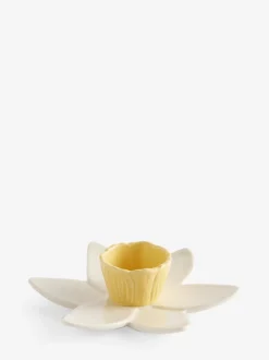 Set of 2 Daffodil Flower Egg Cups
