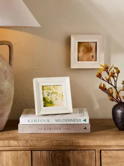 Set of 2 Distressed Wood Effect Photo Frames