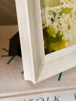 Set of 2 Distressed Wood Effect Photo Frames