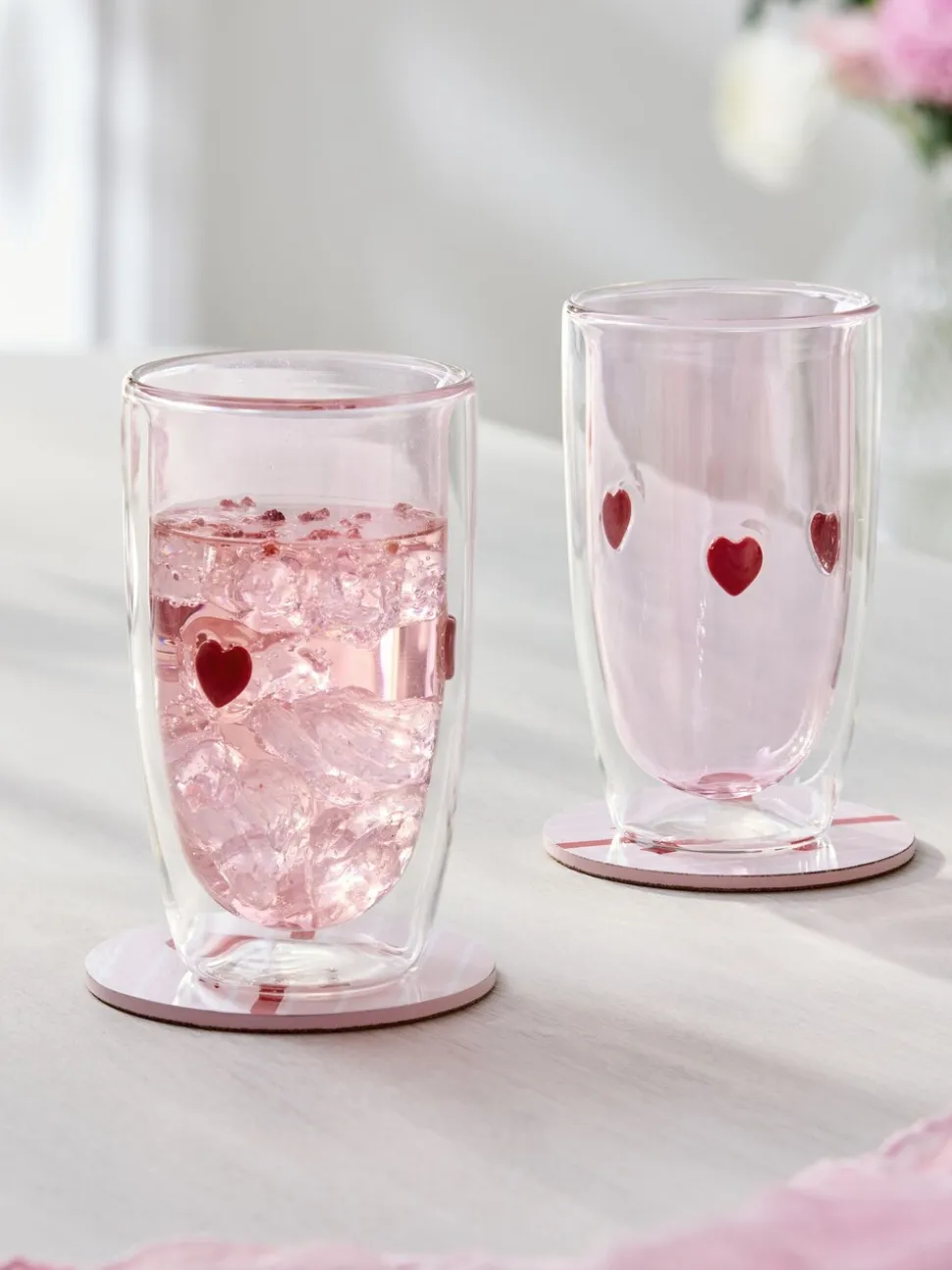 Set of 2 Double Walled Tumbler Glasses