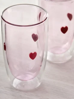 Set of 2 Double Walled Tumbler Glasses