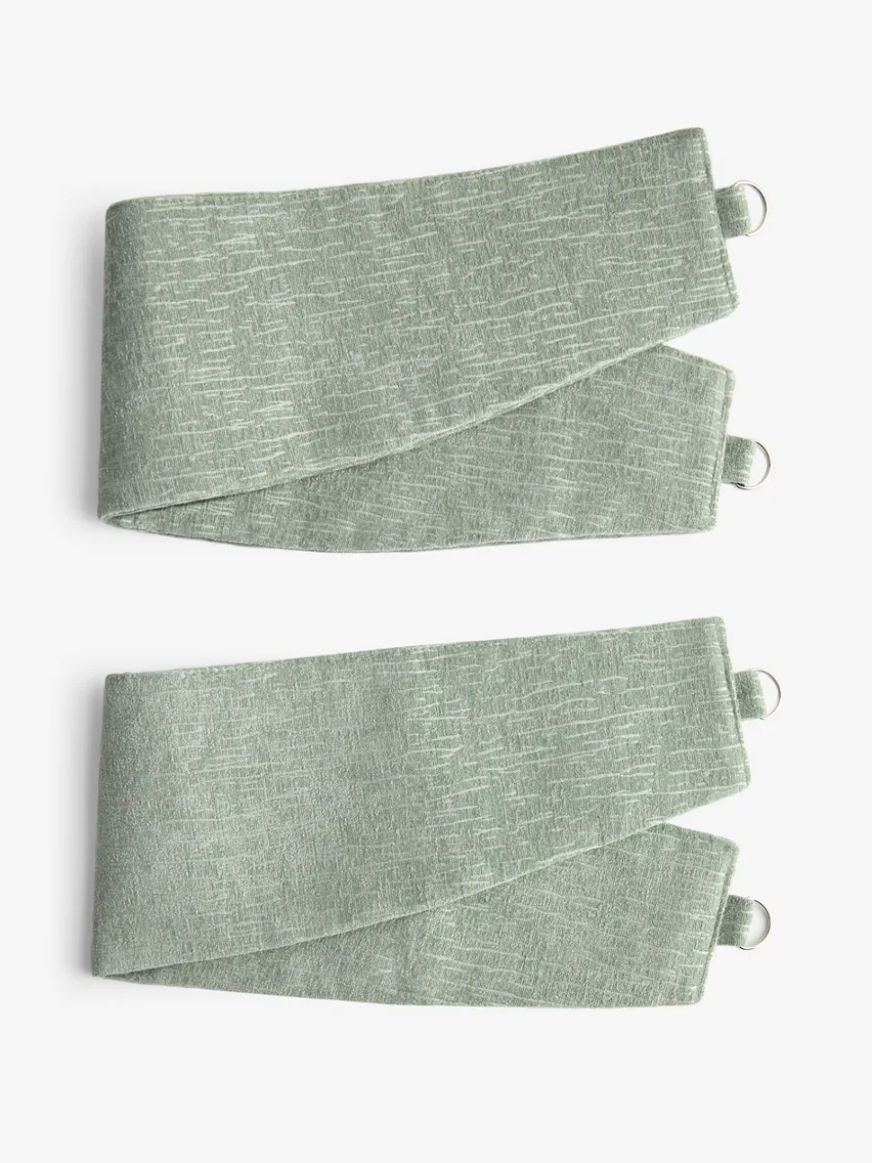 Set of 2 Heavyweight Chenille Curtain Tie Backs