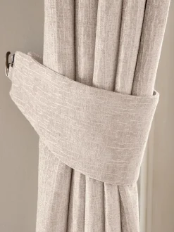 Set of 2 Heavyweight Chenille Curtain Tie Backs