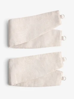 Set of 2 Heavyweight Chenille Curtain Tie Backs