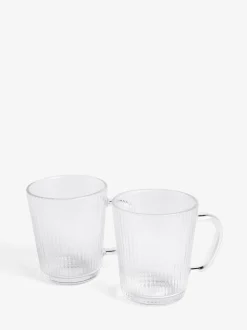Set of 2 Hollis Glass Mugs