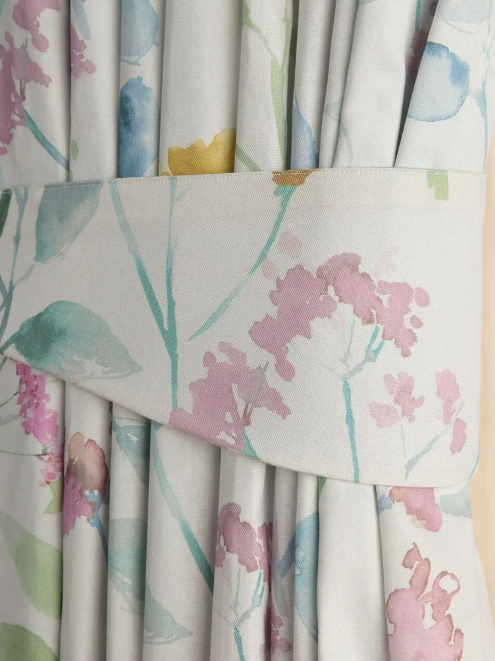 Set of 2 Isla Floral Print Curtain Tie Backs