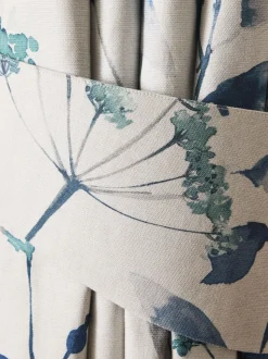 Set of 2 Isla Floral Print Curtain Tie Backs