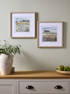 Set of 2 Landscape Framed Print Wall Arts
