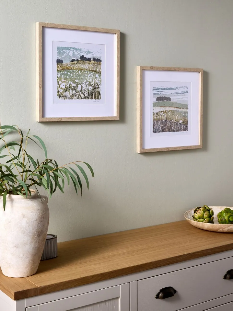 Set of 2 Landscape Framed Print Wall Arts