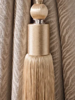 Set of 2 Large Tassel Curtain Tie Backs
