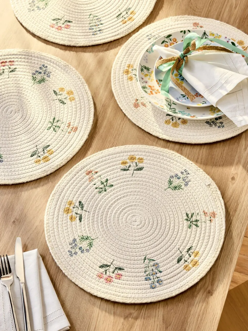 Set of 4 Maisie Floral Placemats