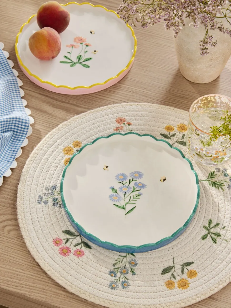 Set of 2 Maisie Floral Print Side Plates