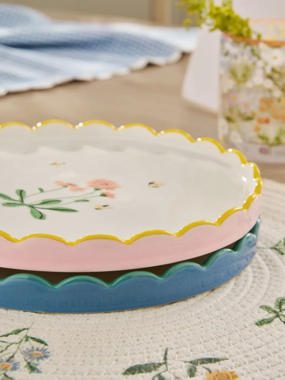 Set of 2 Maisie Floral Print Side Plates