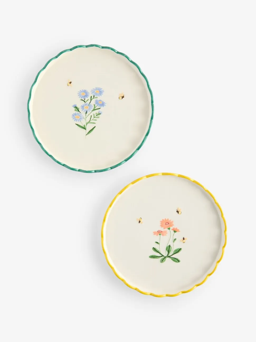 Set of 2 Maisie Floral Print Side Plates