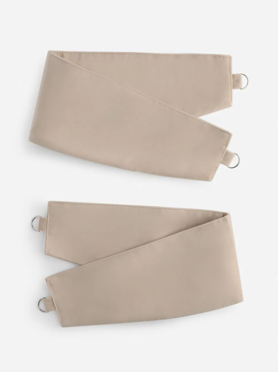 Set of 2 Matte Velvet Curtain Tie Backs