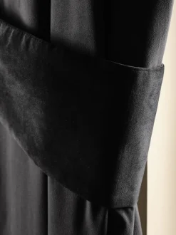 Set of 2 Matte Velvet Curtain Tie Backs