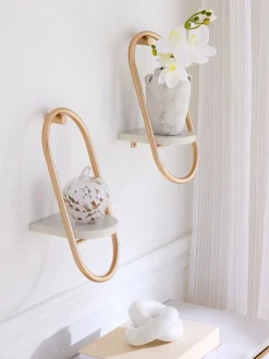 Set of 2 Mia Wall Shelves