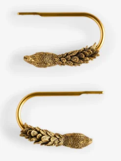 Set of 2 Peacock Curtain Holdbacks