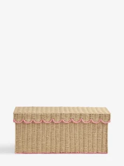 Set of 3 Scallop Trunk Storage Baskets