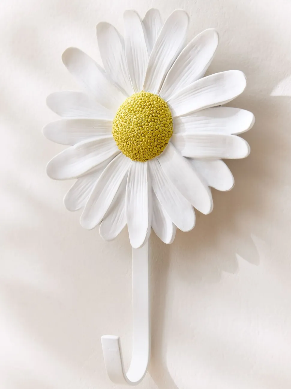 Set van 2 bloemhaakjes met madeliefjes