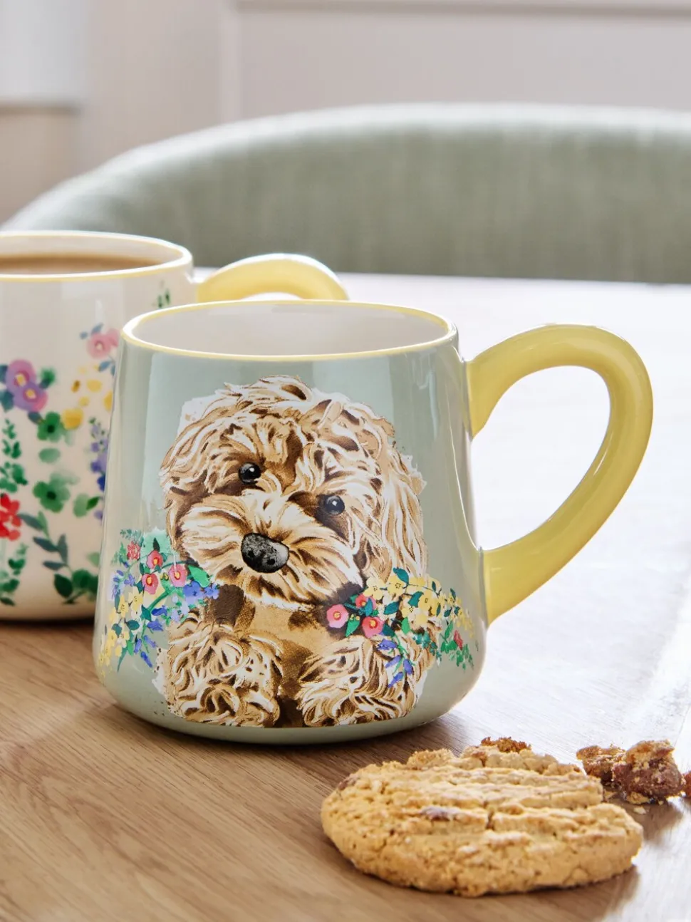 Set van 2 Charlie Cockapoo mokken