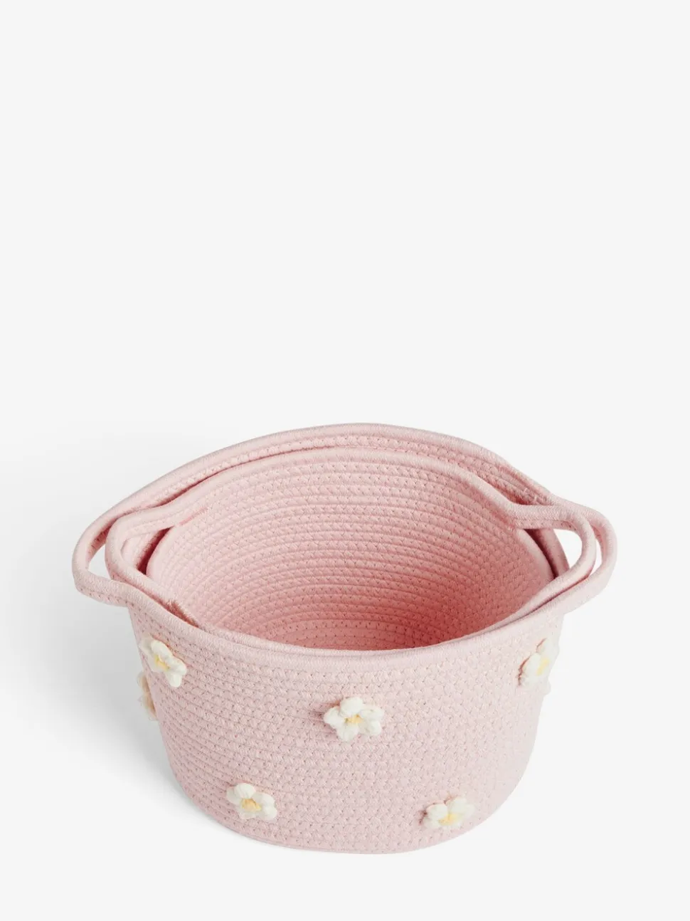 Set van 2 Daisy opbergmanden