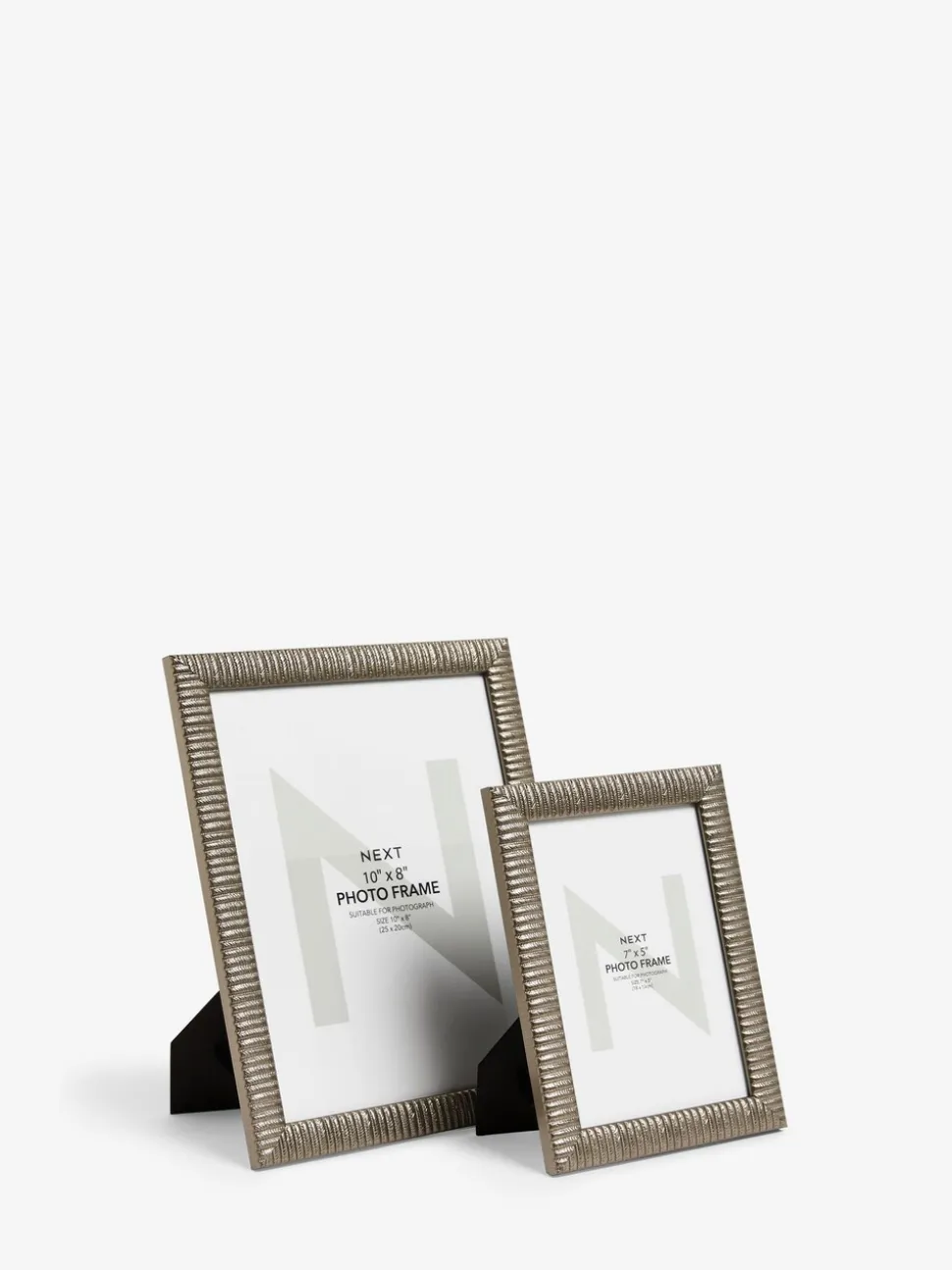 Set van 2 fotolijsten met textuur