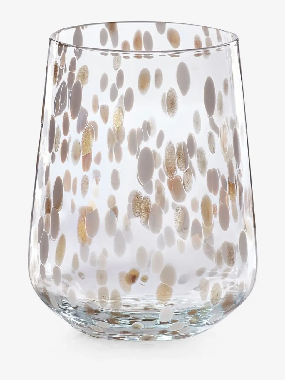 Set van 2 glazen met confettiprint
