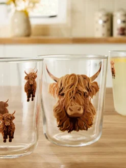 Set van 4 Hamish The Highland Cow tumblers