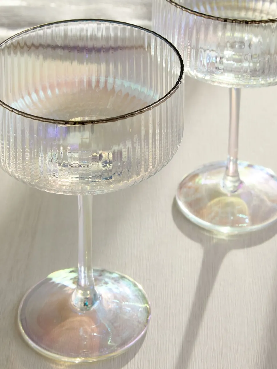 Set van 2 Hollis Iriserende Cocktailglazen