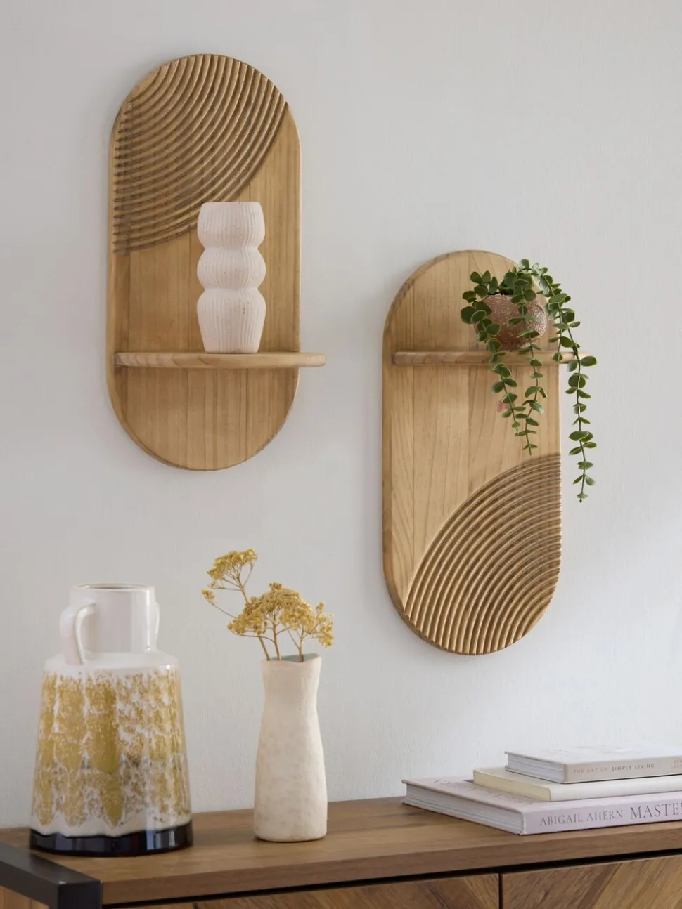 Set van 2 Houten Global Pill planken