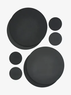 Set van 4 omkeerbare placemats en onderzetters van imitatieleer