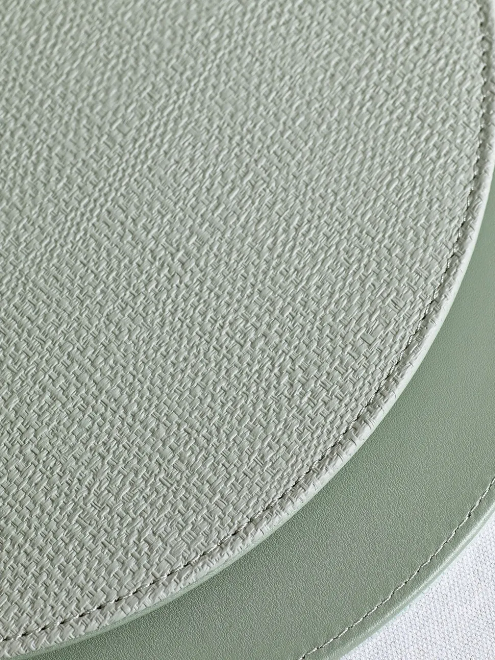 Set van 4 omkeerbare placemats en onderzetters van imitatieleer