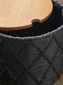Set van 2 opslagmanden met deksel