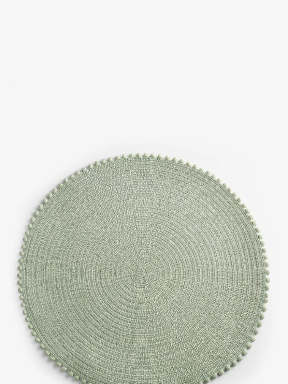 Set van 4 placemats met pompon
