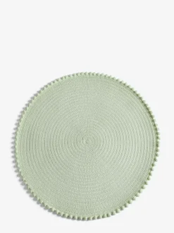 Set van 4 placemats met pompon