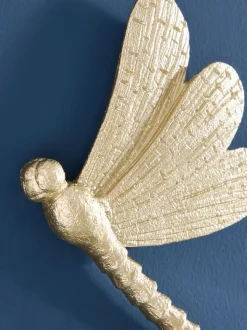 Setje van 3 wandplaquette met libellen