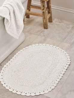 Shabby Chic by Rachel Ashwell® gehaakte 100% katoenen badmat
