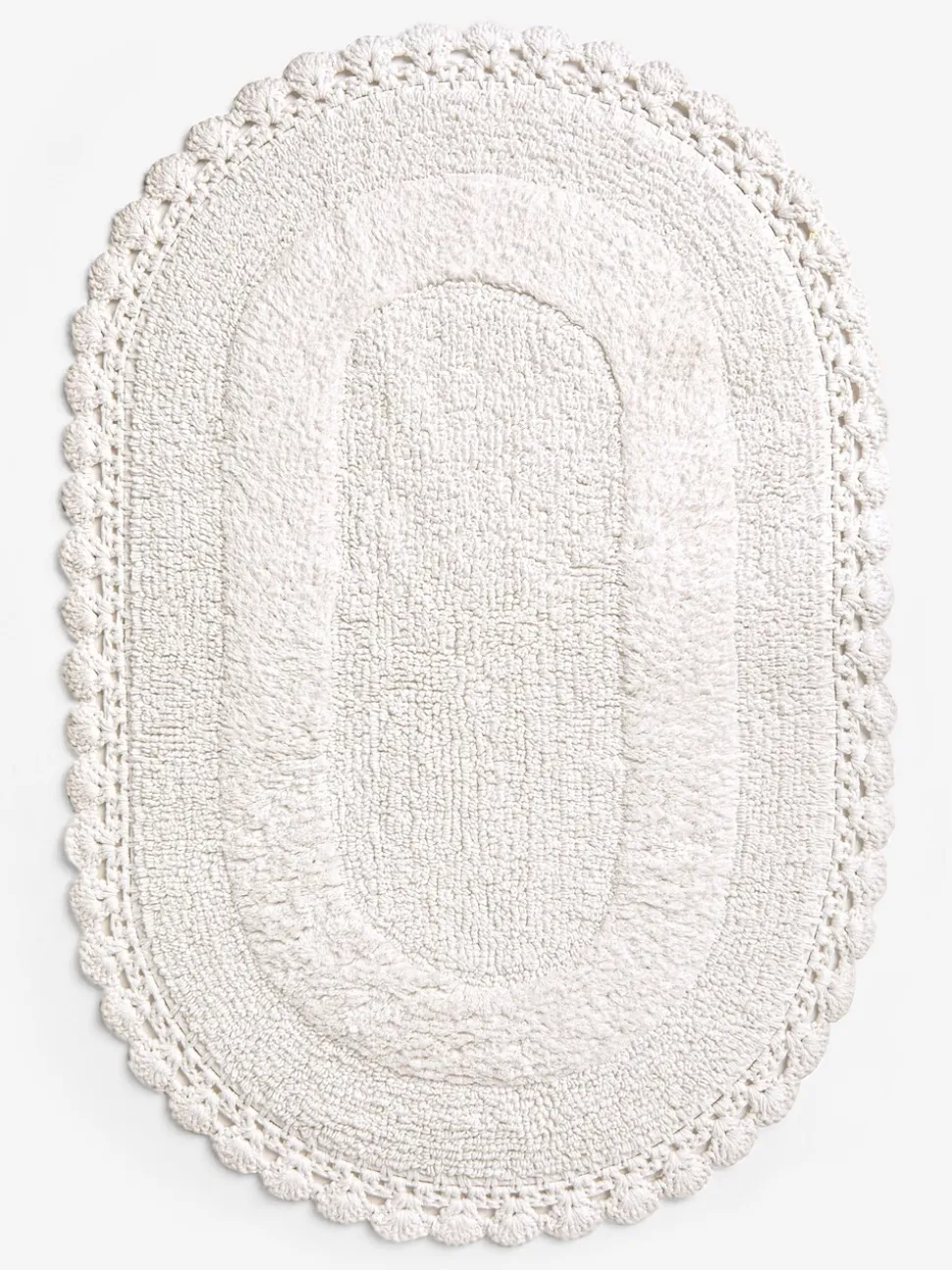 Shabby Chic by Rachel Ashwell® gehaakte 100% katoenen badmat