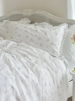 Shabby Chic by Rachel Ashwell® petite ruche dekbedovertrek en kussensloopset