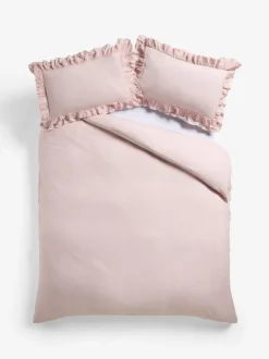 Shabby Chic by Rachel Ashwell® broderie anglaise ruche dekbedovertrek en kussensloopset