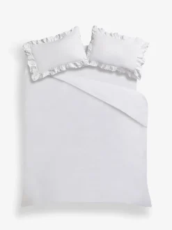 Shabby Chic by Rachel Ashwell® broderie anglaise ruche dekbedovertrek en kussensloopset