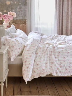 Shabby Chic by Rachel Ashwell® petite ruche dekbedovertrek en kussensloopset