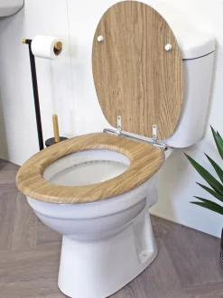 Showerdrape - Norfolk Soft Close houten toiletbril