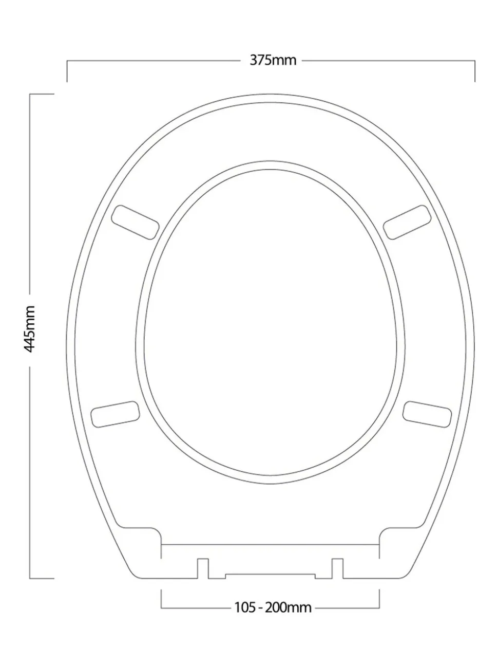 Showerdrape - Norfolk Soft Close houten toiletbril