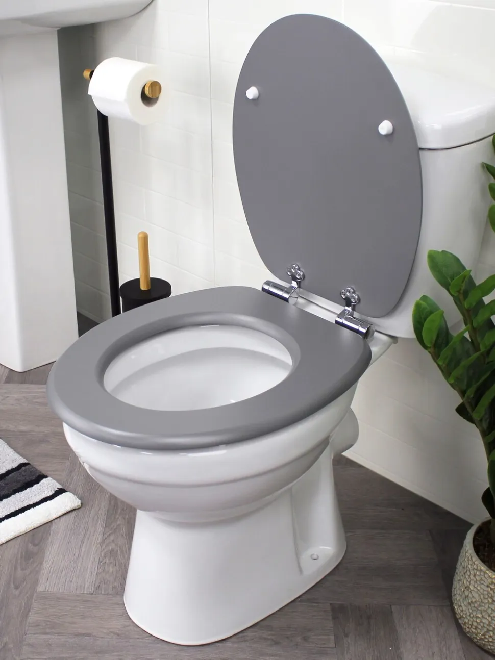 Showerdrape - Norfolk Soft Close houten toiletbril