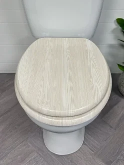 Showerdrape - Norfolk Soft Close houten toiletbril