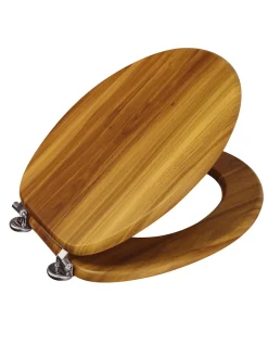 Showerdrape - Oxford houten toiletbril