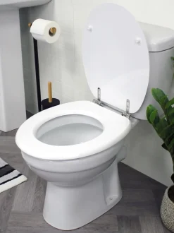 Showerdrape - Oxford houten toiletbril