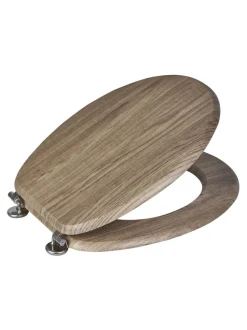 Showerdrape - Oxford houten toiletbril